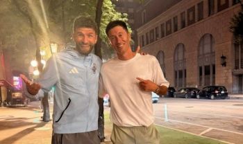 Lewandowski spotkał się z Thomasem Müllerem (ZDJĘCIE)